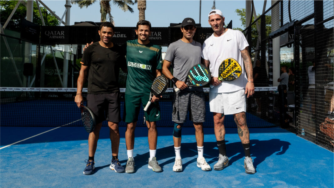 Premier Padel hosts latest edition of sporting “Legends” tournament DURING Qatar Grand Prix 2024